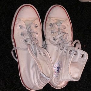 White high top converse!!